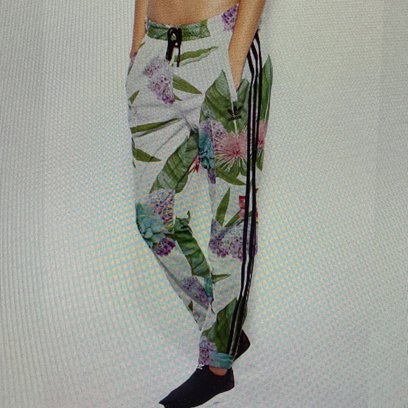 Adidas floral gray joggers USXS UK6 - Picture 5 of 5